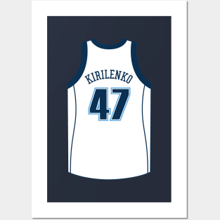 Andrei Kirilenko Utah Jersey Qiangy Posters and Art